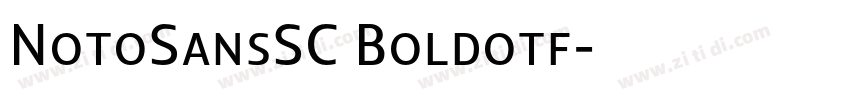 NotoSansSC Boldotf字体转换 NotoSansSC Boldotf字体转换